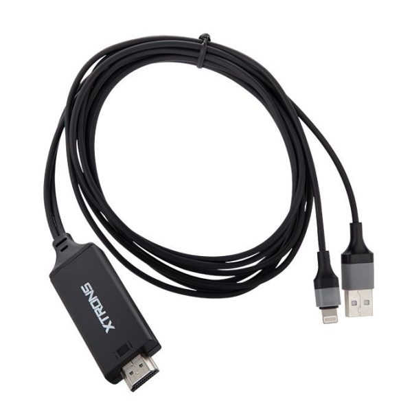 HDTV04 Lightning to HDMI TV AV Cable Adapter for Apple iPhone 5 6 7 8 X & iPad