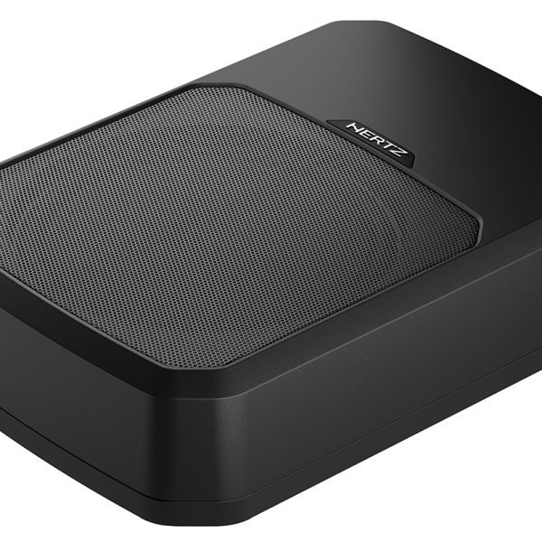 Hertz DIECI DBA 201F 8″ Super-Flat Active Under-Seat Sub Box - incarmusic.co.uk