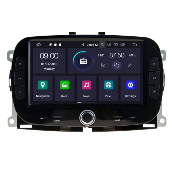 7″ Android Carplay Car DVD GPS Navigation Stereo Multimedia Player Custom Fit For Fiat 500 X 2016-2019 - incarmusic.co.uk
