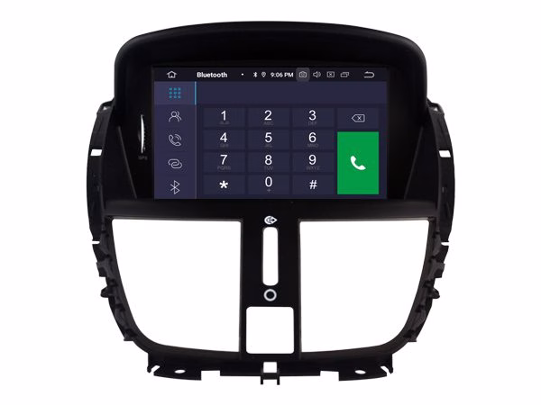 7″ Android CarPlay GPS Navigation Stereo Multimedia Player with CD/DVD Custom Fit For Peugeot 207 2007-2014 Peugeot...