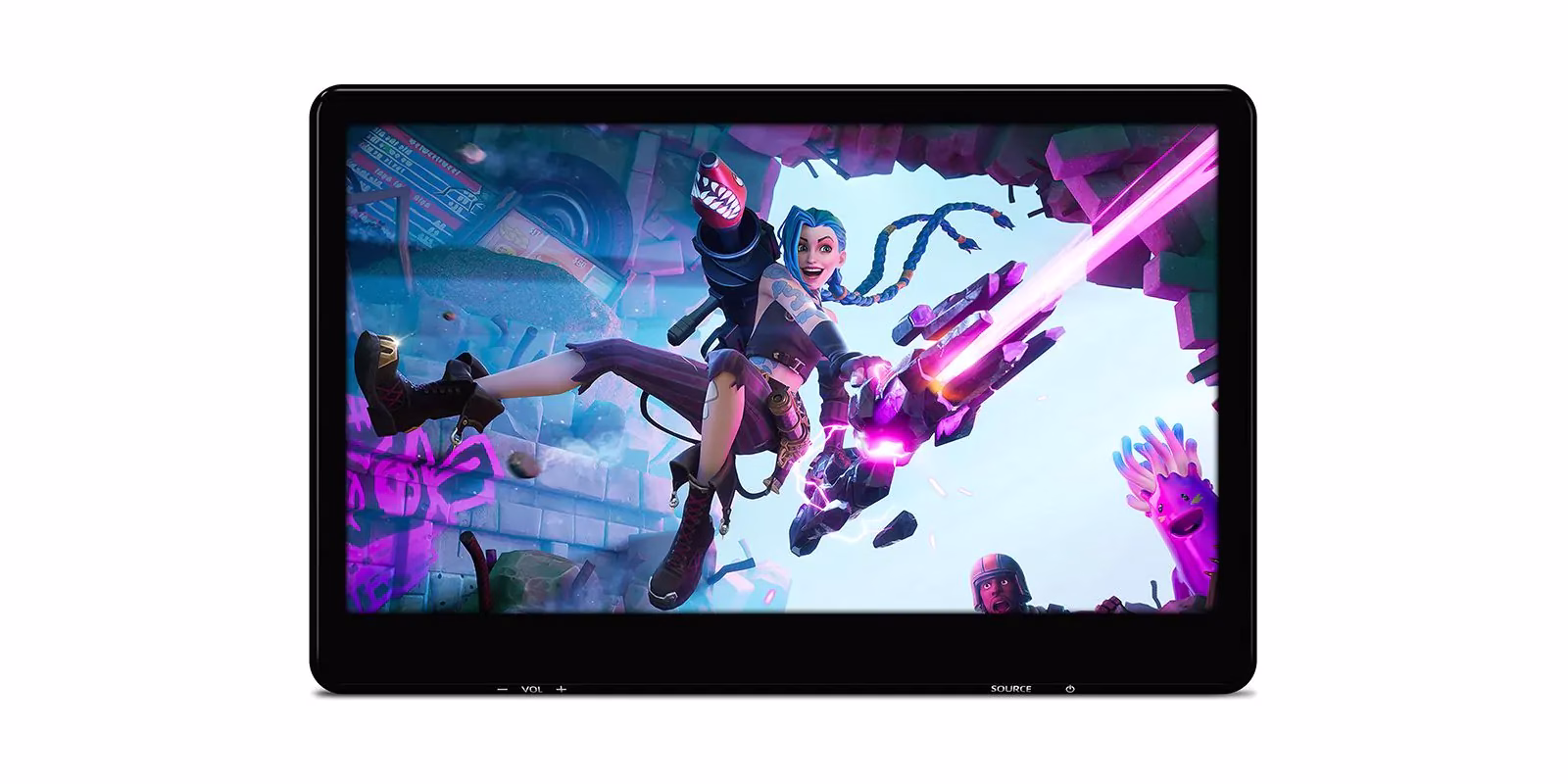 HM14A 14″ FHD Android 11 Headrest Screen Player with Ambient Light Multiple Themes Screen Mirroring HDMI Port AV...