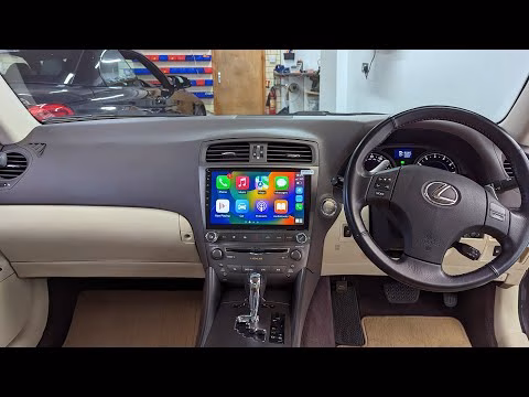 PEP12ISL Android 10.1” Large IPS Screen Car Stereo Multimedia Player with Built-in CarPlay Custom Fit for Lexus IS250 /...