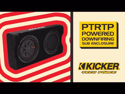 KIcker KA51PTRTP12 Powered CompRT 12″ Down Firing Loaded Enclosure Subwoofer Bass Box Kicker pa_vehicle-year,...