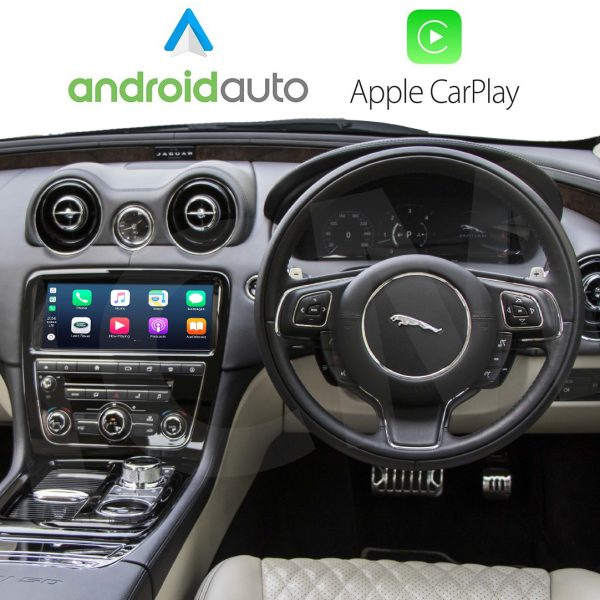 Wireless Apple CarPlay Android Auto for Jaguar XE, XF, F-Type, F-Pace, 2017 Onwards with 10.2" InControl Touch System