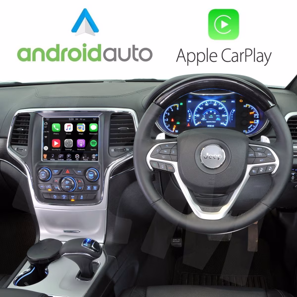 Wireless Apple CarPlay Android Auto Screen Mirroring Interface for Jeep Cherokee Commander Compass - incarmusic.co.uk