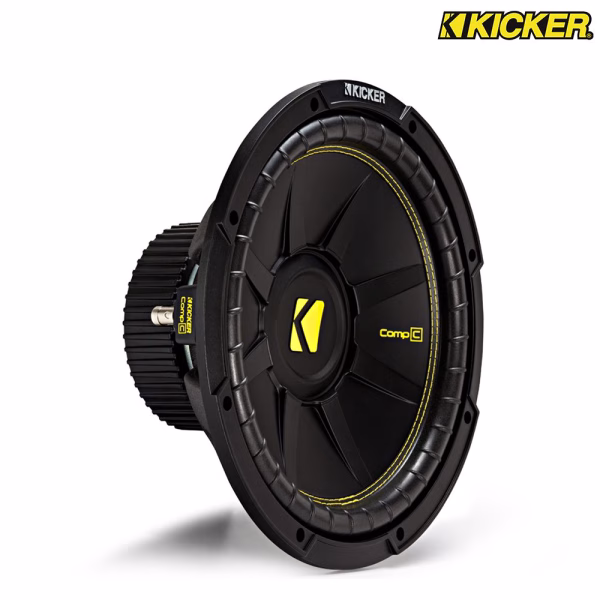 44CWC84 Kicker 8" inch SVC Car Audio Bass Comp C Yellow Subwoofer - 4 Ohm