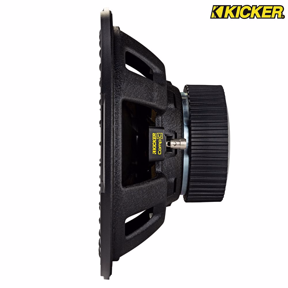 44CWCS124 Kicker 12″ inch Car Audio Bass Comp C Yellow Subwoofer – 4 Ohm 12 inches (30cm) pa_make - incarmusic.co.uk