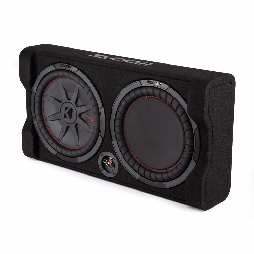 Kicker KA48TRTP122 12” CompRT Downward-firing Subwoofer Thin Enclosurer 2 Ohm - incarmusic.co.uk