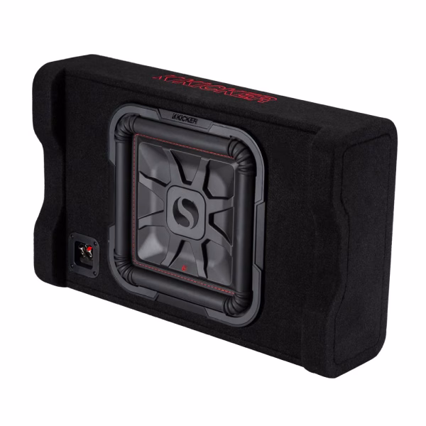 Kicker KA49L7TDF122 Subwoofer Box L7T 12" Down Firing Loaded Enclosure - 2 Ohm 600 W Black