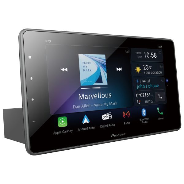 PIONEER SPH-EVO950DAB 9" Single DIN Floating Touch Screen Stereo with Wireless Apple CarPlay, Wireless Android Auto and DAB Radio