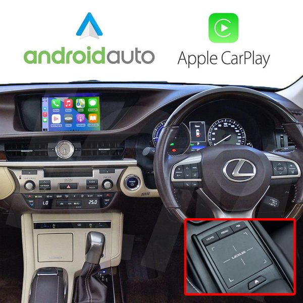 Wireless Apple CarPlay Android Auto Interface for Lexus NX RX IS ES GS RC CT LS LX LC UX GX 2014-2019 with Touch Panel