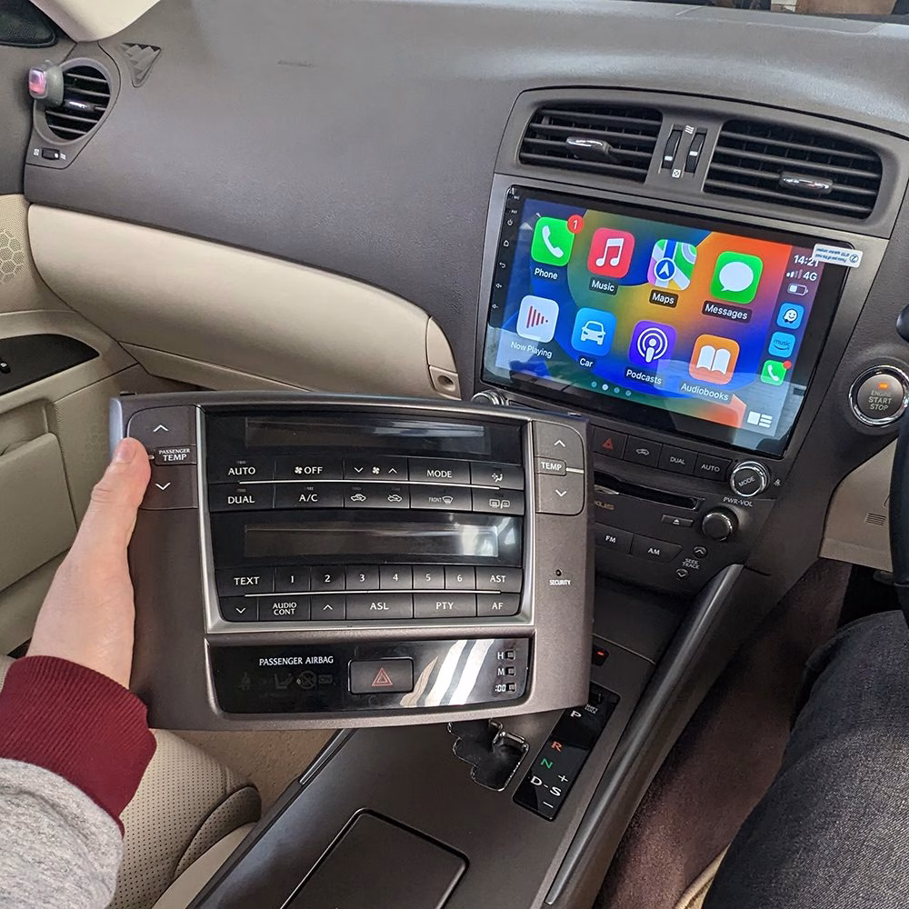 PEP12ISL Android 10.1” Large IPS Screen Car Stereo Multimedia Player with Built-in CarPlay Custom Fit for Lexus IS250 /...