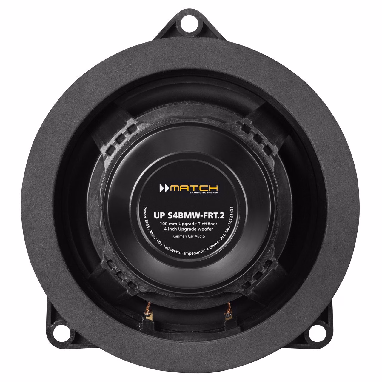 MATCH UP C42BMW-FRT.2 4″ 2-way Component Speakers 120w custom made for BMW BMW 1, 2, 3, 4, 5, X Series BMW pa_make -...