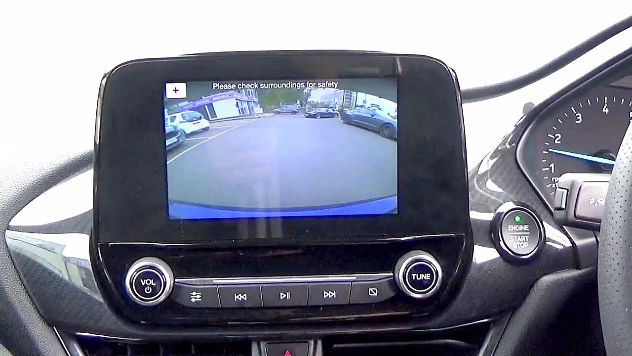 Reverse Camera Integration Kit for Ford Vehicles with a Tablet Style Screen (4 icons) Without Navigation - incarmusic.co.uk