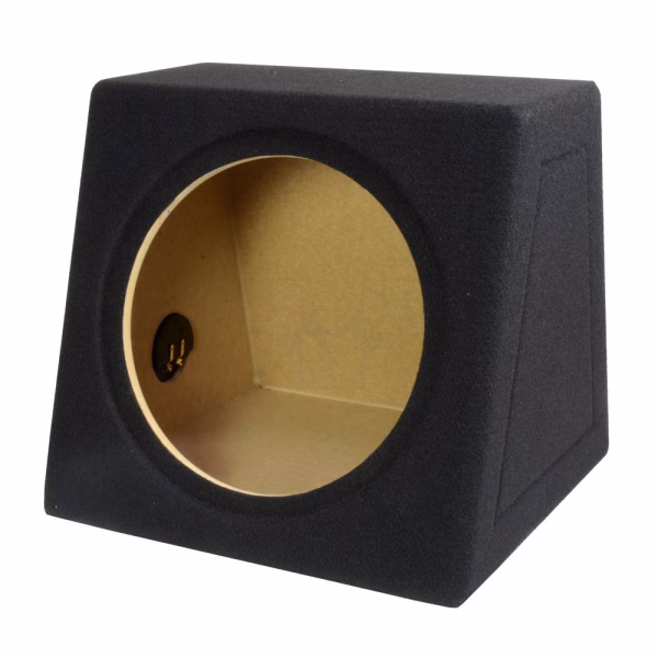 12" Inch 30cm Single Black Sealed Carpeted Subwoofer Sub MDF Box Bass Enclosure