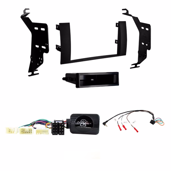 Double/Single Din Facia Fitting Kit With Steering control for Toyota Prius (04-09)