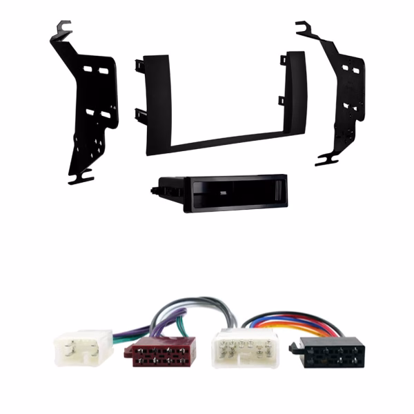 Double/Single Din Facia Fitting Kit With ISO Lead for Toyota Prius (04-09)