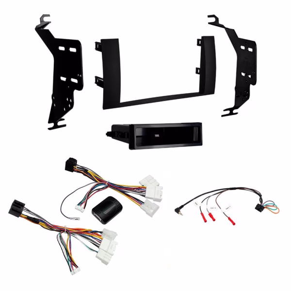 Double/Single Din Fitting Kit & Steering Control For Toyota Prius (04-09) with JBL Amp