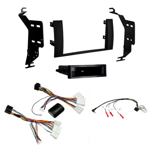 Double/Single Din Fitting Kit & Steering Control For Toyota Prius (04-09) with JBL Amp