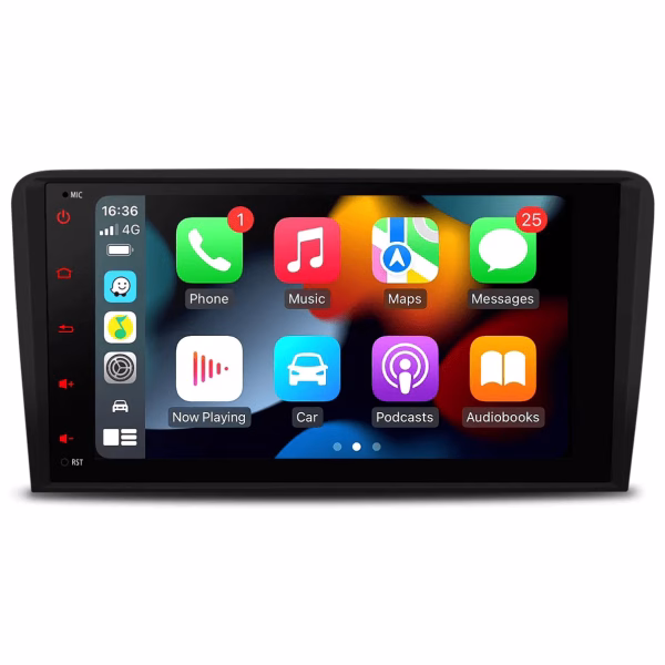 8'' Android HD Screen Multifunctional Android Car Stereo with Apple CarPlay & Android Auto Custom Fit for Audi A3/S3/RS3