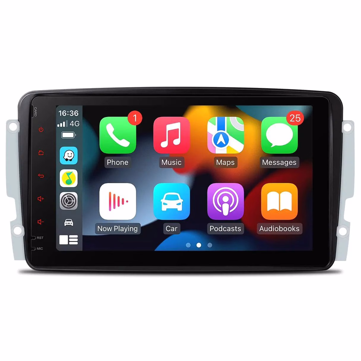 Android Multimedia Car Stereo With 8″ Display Built-In Apple CarPlay & Android Auto Custom Fit For Mercedes-Benz A-W168,...