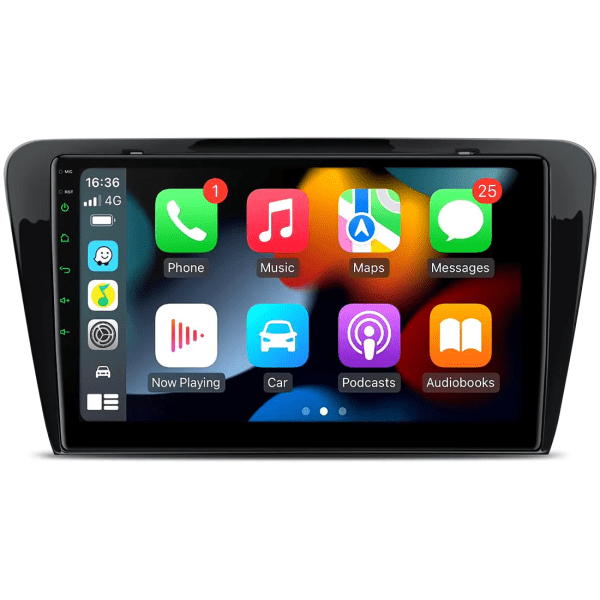 Android Multimedia Car Stereo With 10″ Display Built-In Apple CarPlay & Android Auto Custom Fit For Skoda Octavia...