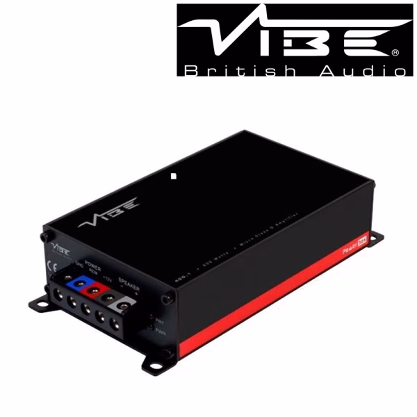 Vibe Powerbox 400.1M Class D Monoblock Car Van Bass Amplifier 800w Max / 400 RMS