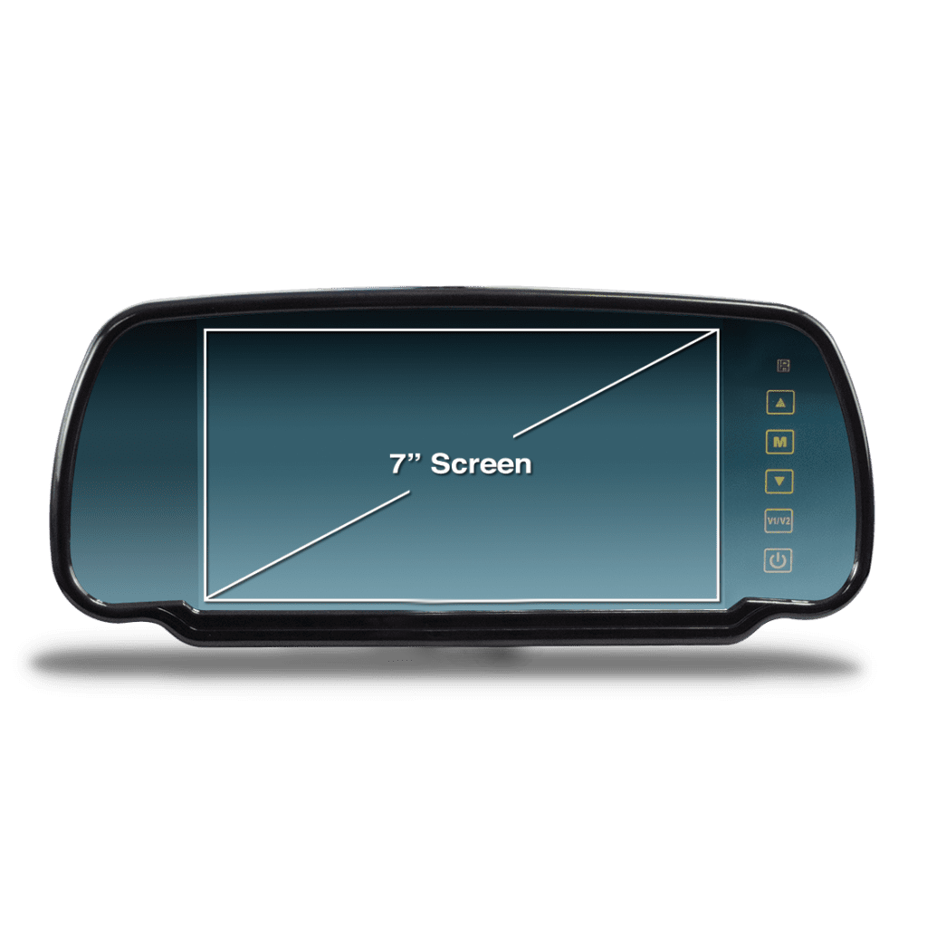 7″ Mirror Monitor Reversing Parking Camera & Wiring Kit – For Trucks Vans Lorry Camera Packages & Kits pa_make -...