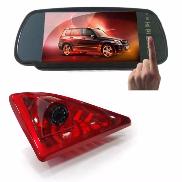 7″ Mirror Monitor & Door Brake Parking Camera Kit For Master NV400 Movano Vans - incarmusic.co.uk