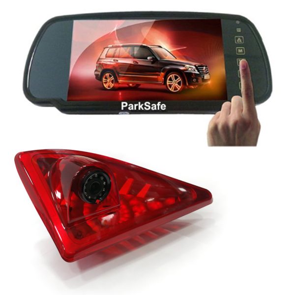 7" Mirror Monitor & Door Brake Parking Camera Kit For Master NV400 Movano Vans