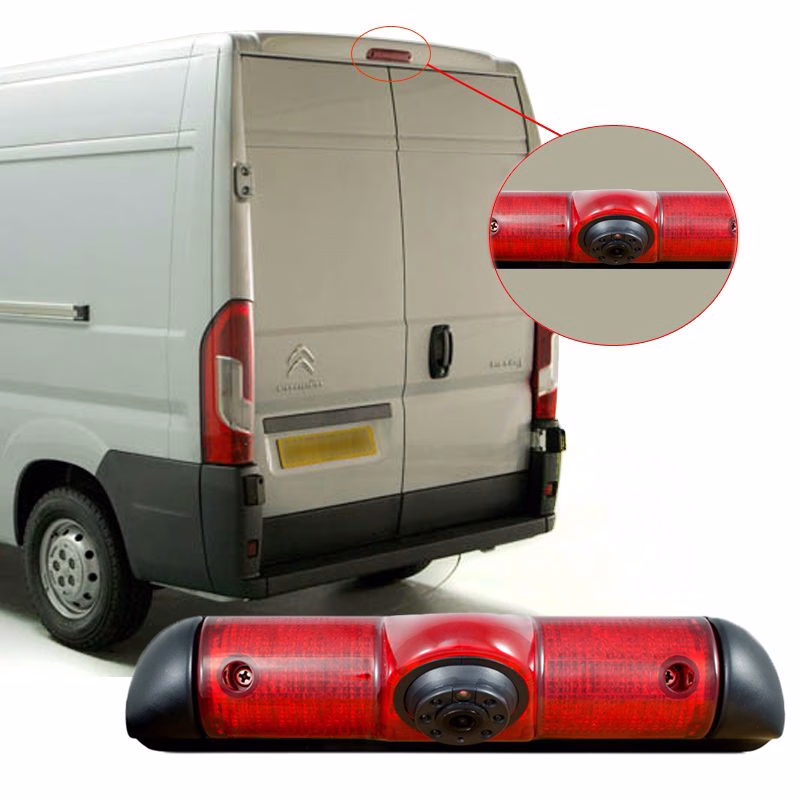 LED Brake Light IR Rear View Reversing/Parking Camera for Citroen Relay Fiat Ducato Peugeot Boxer Brake Light Cameras...