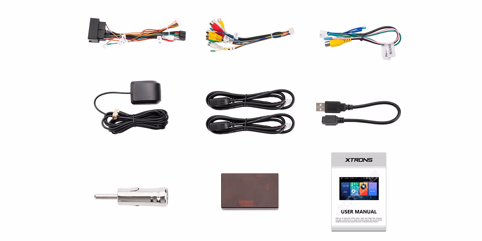 Android Multimedia Car Stereo With 7″ Display Built-In Apple CarPlay & Android Auto Custom Fit For Ford Vehicles...