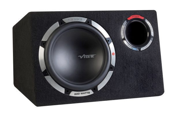 Vibe PULSECBR12-V7 900 Watts 4 Ohm 12" Bass Reflex Turbo Port Car Subwoofer Enclosure