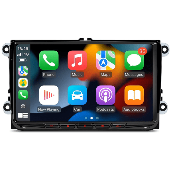 9" Android Multimedia Car Stereo Navigation System with built-in Apple CarPlay & Android Auto for Volkswagen, Skoda and Seat
