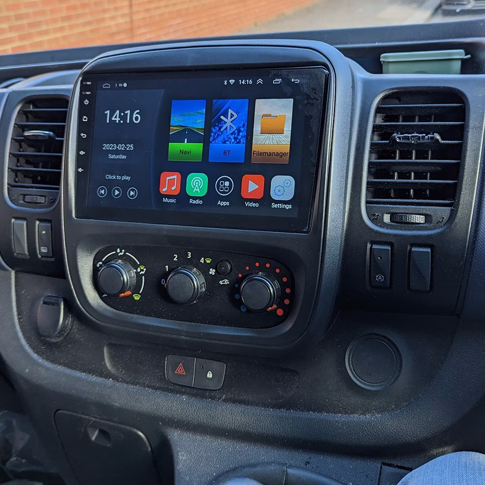 9″ GPS Navigation Radio Android System Car Multimedia Player With Apple CarPlay & Android Auto, Bluetooth, Wifi, Usb, Aux...