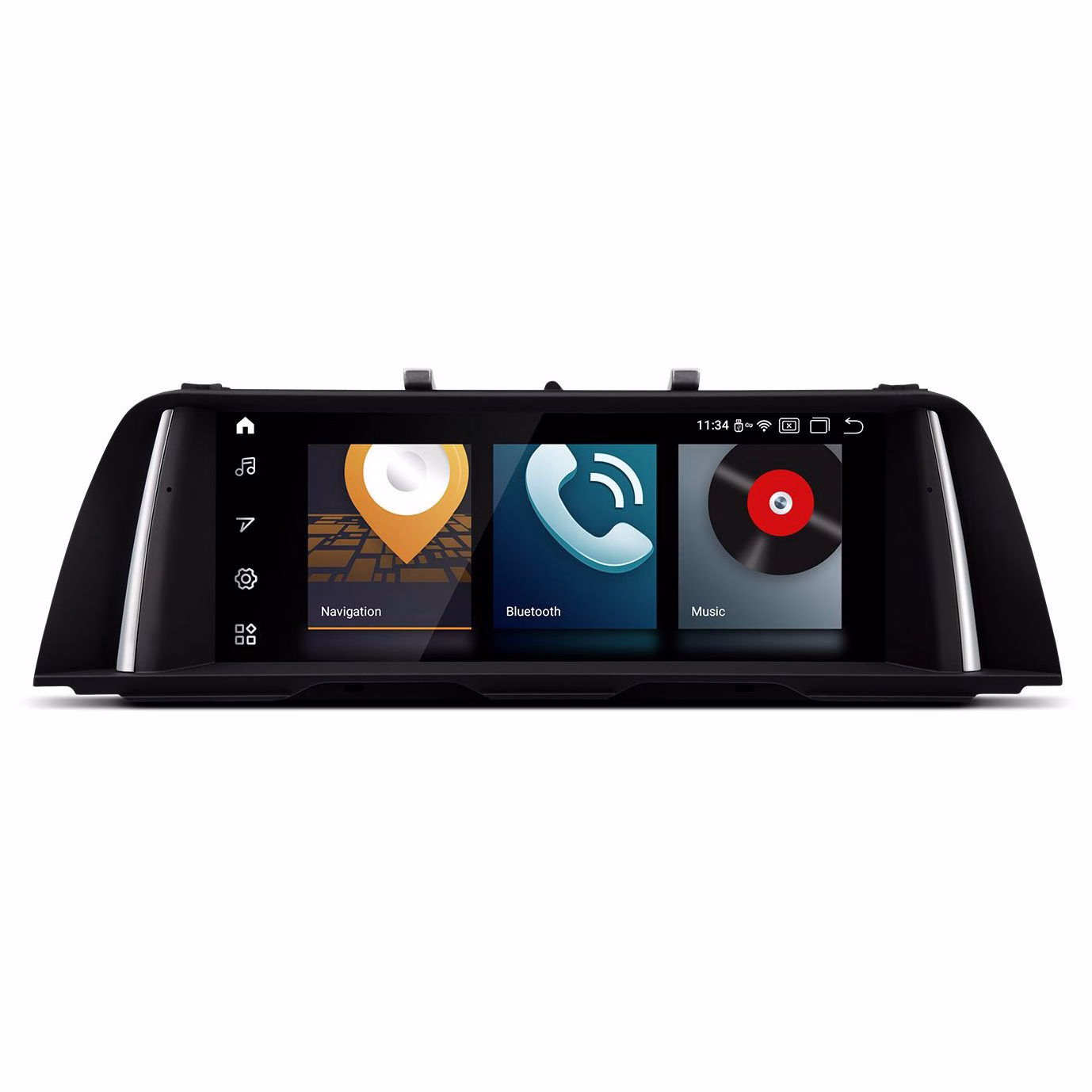 Android Multimedia Player With 10.25″ Display, Built-In Carplay & Android Auto Custom Fit For BMW 5 Series F10/F11...