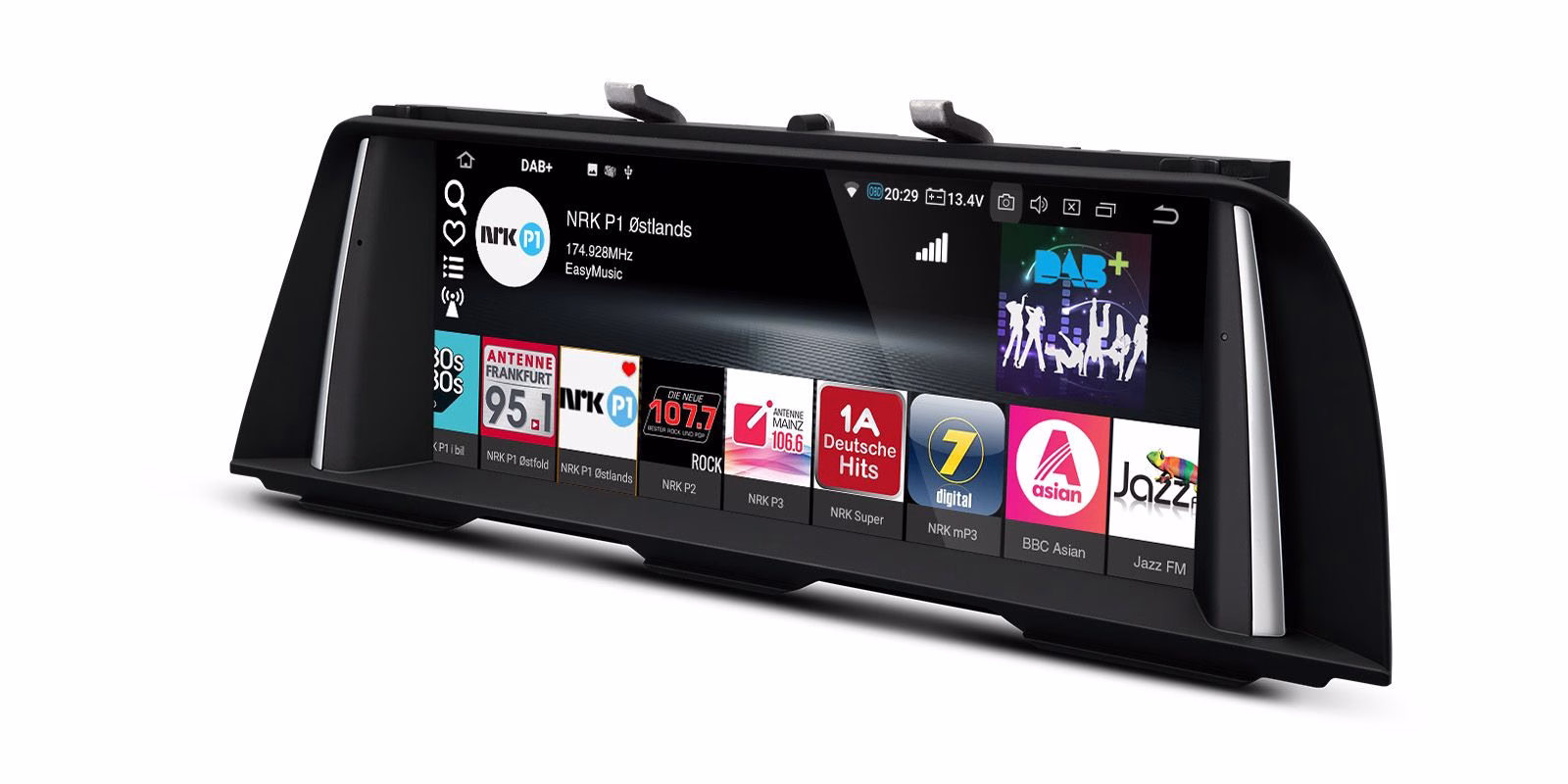 Android Multimedia Player With 10.25″ Display, Built-In Carplay & Android Auto Custom Fit For BMW 5 Series F10/F11...