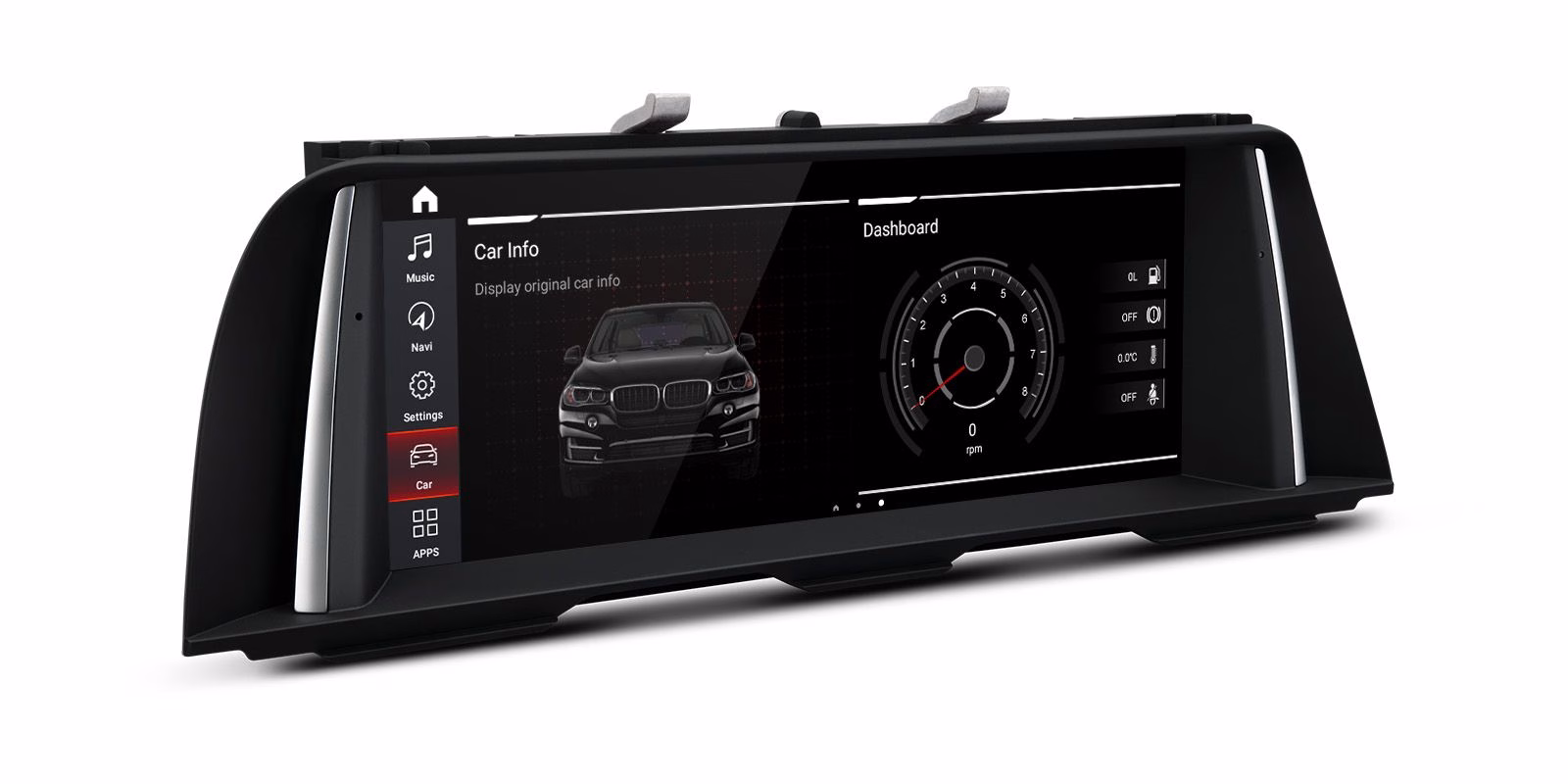 Android Multimedia Player With 10.25″ Display, Built-In Carplay & Android Auto Custom Fit For BMW 5 Series F10/F11...