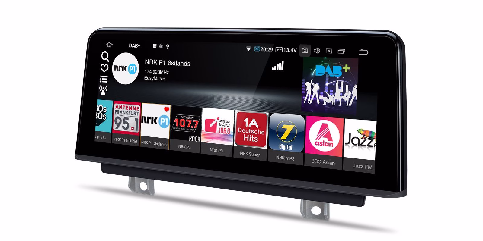 QB10NBTHS 10.25″ Android Car Multimedia Navigation System with Built-in CarPlay Custom Fit For BMW with NBT System BMW...