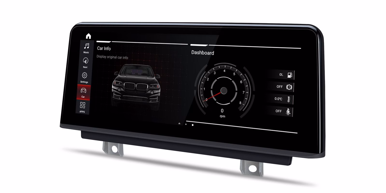 QB10NBTHS 10.25″ Android Car Multimedia Navigation System with Built-in CarPlay Custom Fit For BMW with NBT System BMW...