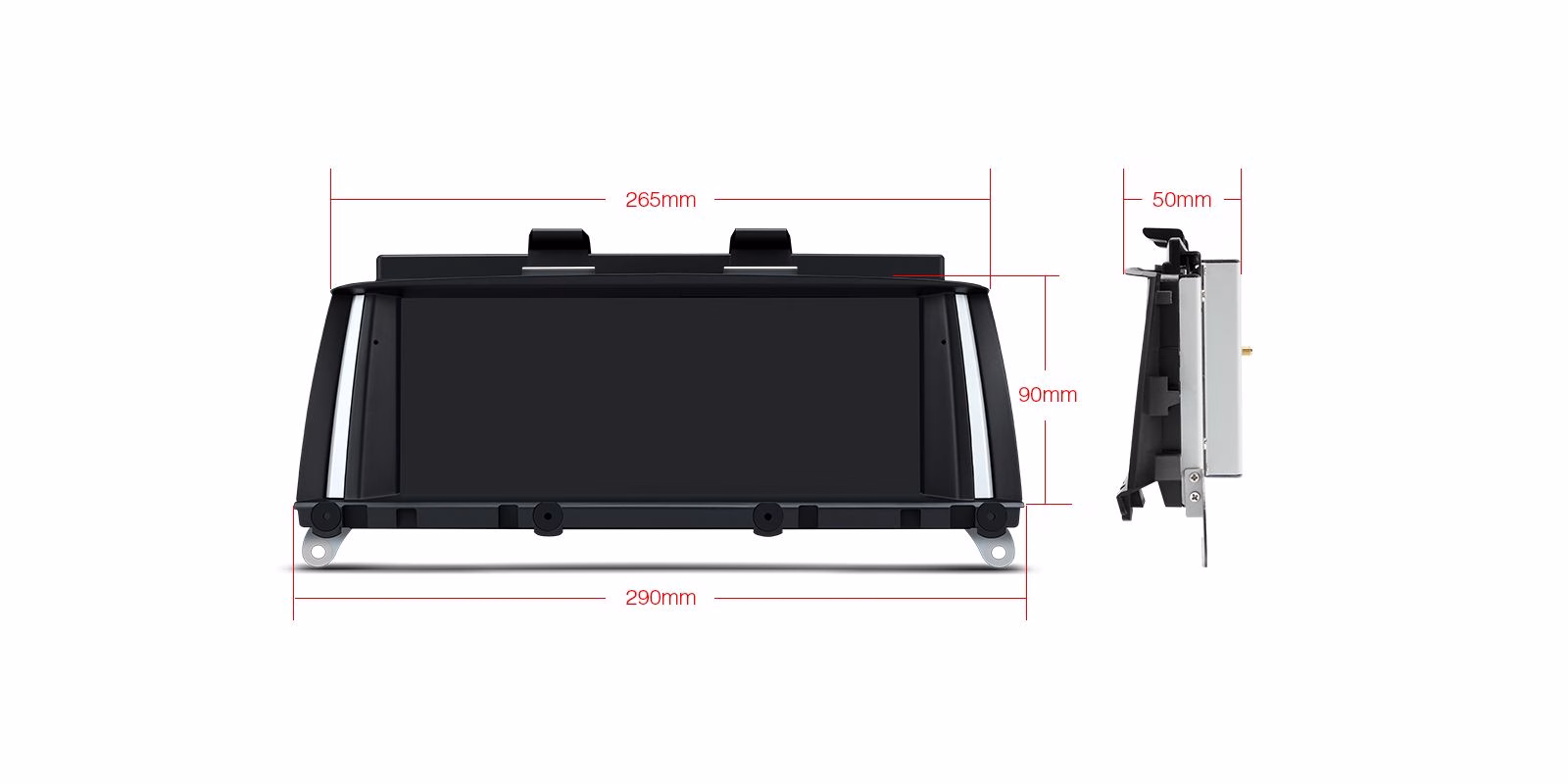 Android Multimedia Player With 10.25″ Display, Built-In Carplay & Android Auto Custom Fit For BMW X5 E70/X6 E71 With CCC...