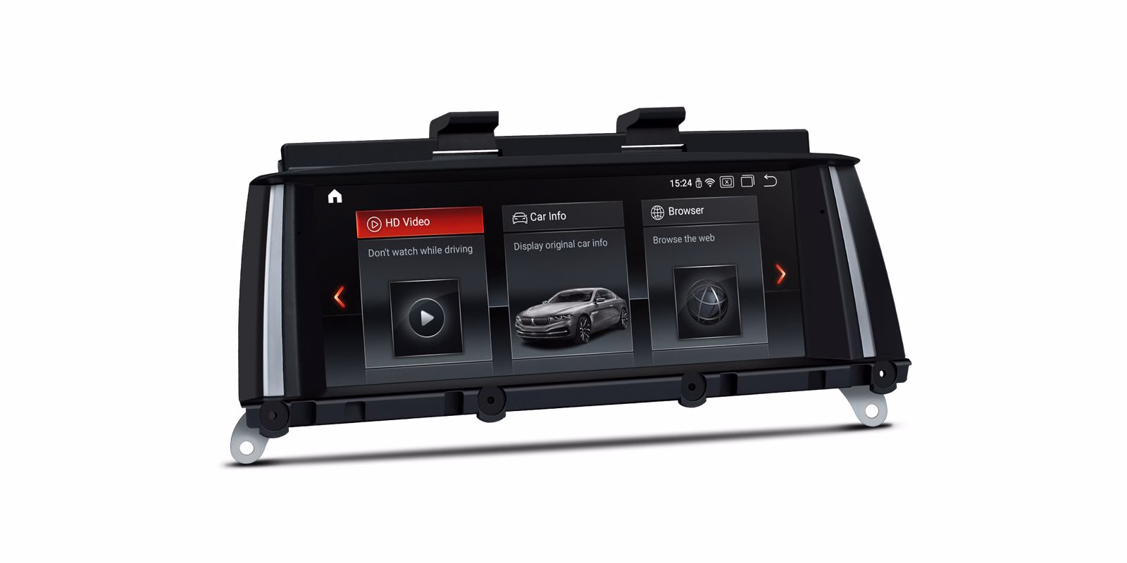 Android Multimedia Player With 10.25″ Display, Built-In Carplay & Android Auto Custom Fit For BMW X5 E70/X6 E71 With CCC...