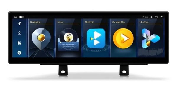 14.9" Fully-laminated IPS Screen Android Car Stereo Wireless CarPlay Android Auto for BMW 3 Series/4 Series NBT System