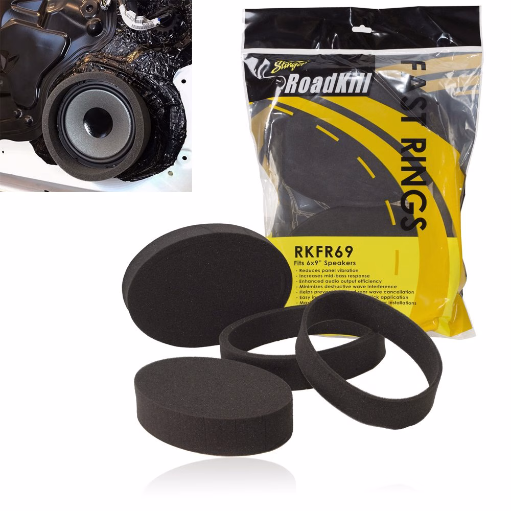 Stinger Roadkill Fast Rings Car Speaker Sound Pad Vibration Dampening Deadening Fitting Accessories pa_make -...