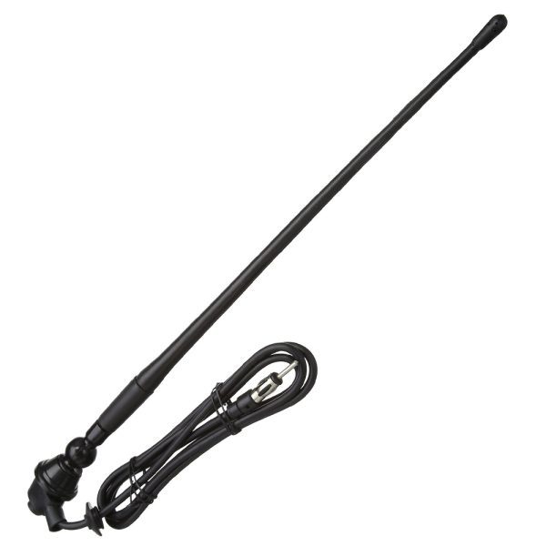 Universal Car Stereo Radio Rubber Mast Wing Roof Black Antenna Aerial