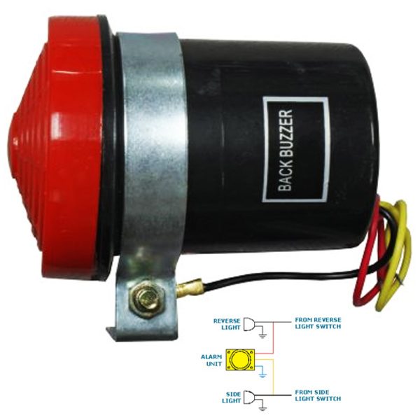 Reversing Signal Reverse Buzzer Back Up Alarm Van Bus Cars 12V/24V Alert Beep