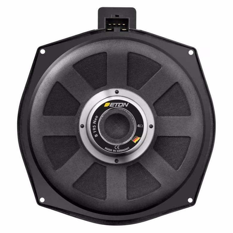 ETON B195 NEO 8″ Underseat Subwoofer for BMW E F Series & MINI 4 ohm 150w RMS - incarmusic.co.uk