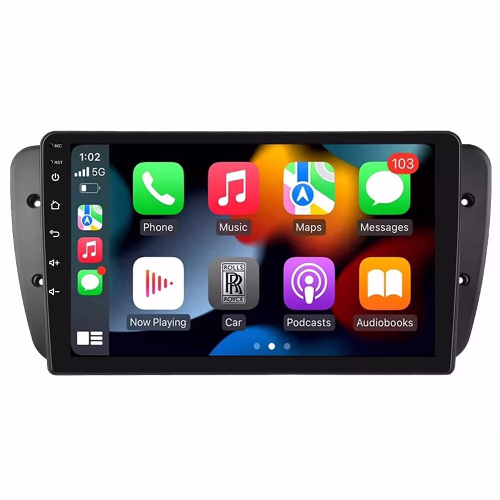 9″ Car Android Stereo Radio Octa Core With Apple CarPlay & Android Auto For Seat Ibiza MK4 6J 2009 – 2013 -...