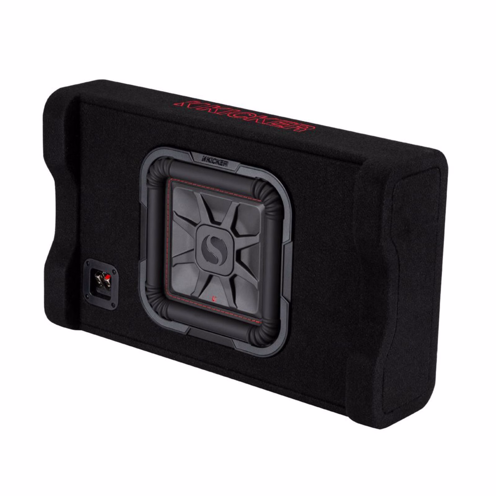 Kicker 49L7TDF102 1000W Peak (500W RMS) Loaded 10″ L7T Series Dual 2-Ohm Subwoofer Enclosure Kicker pa_make -...