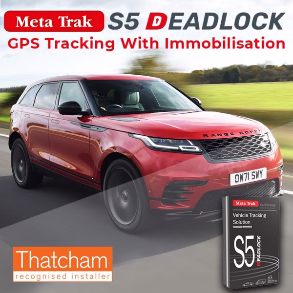 Meta Trak Cat S5 Deadlock Insurance Approved Vehicle Security Tracking System with Immobilisation - incarmusic.co.uk